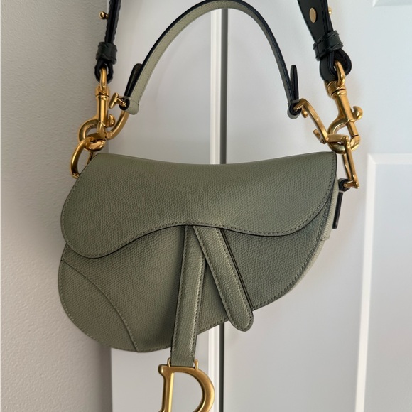 Dior Mini Saddle Bag with Embellished Strap - Picture 5 of 16